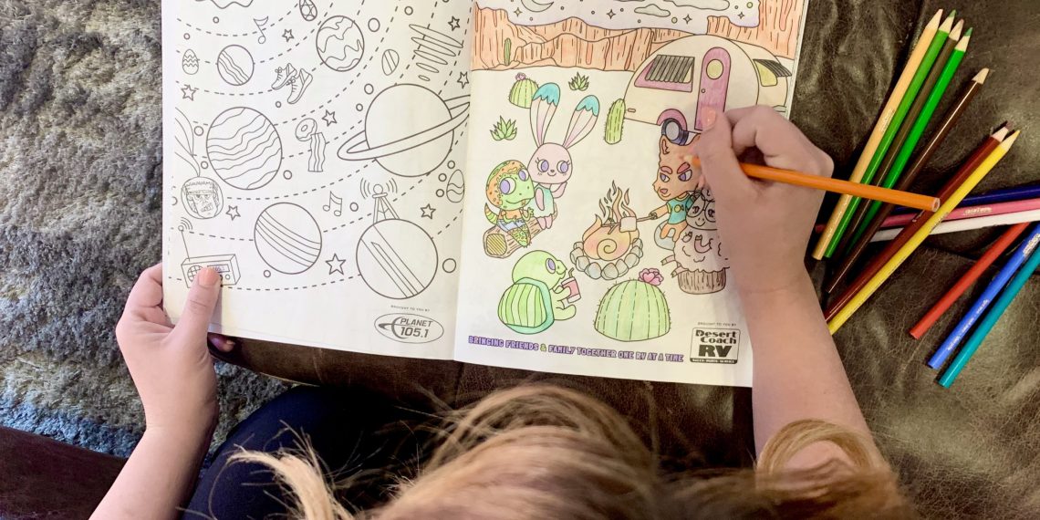 Coloring: A Free Time Activity Of Girls