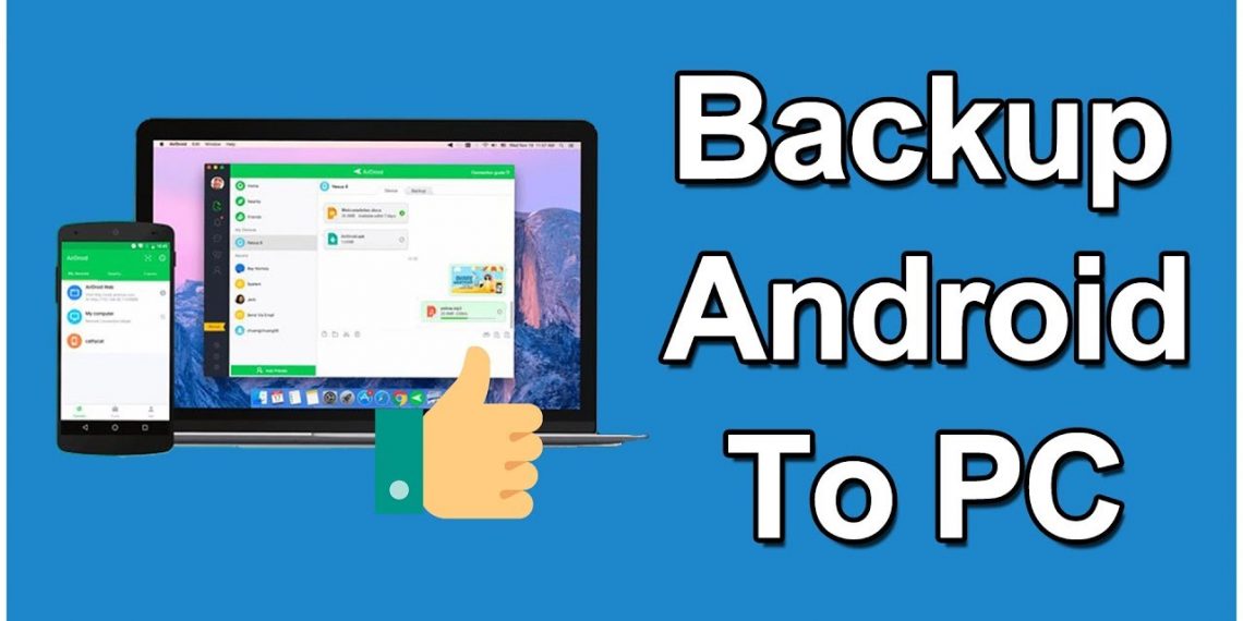 How to backup android phone to PC
