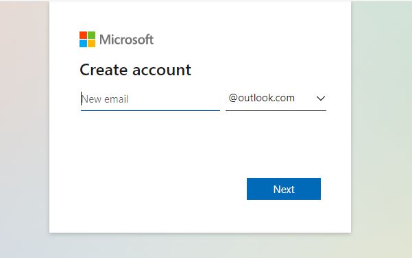 hotmail sign up
