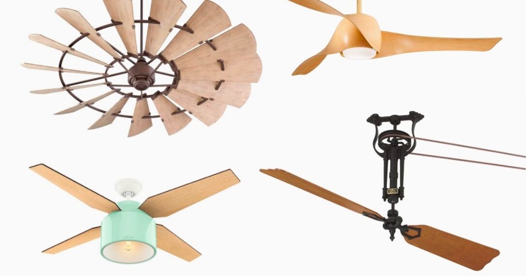 5 Modern and Retro Designer Ceiling Fans for Your Home