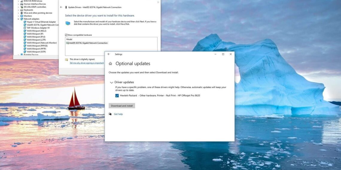 How to update windows device driver safely