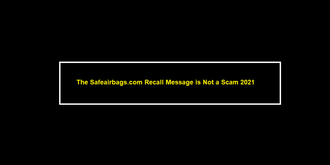 Safeairbags.com Scam