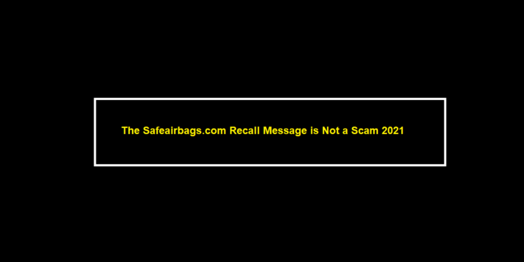Safeairbags.com Scam