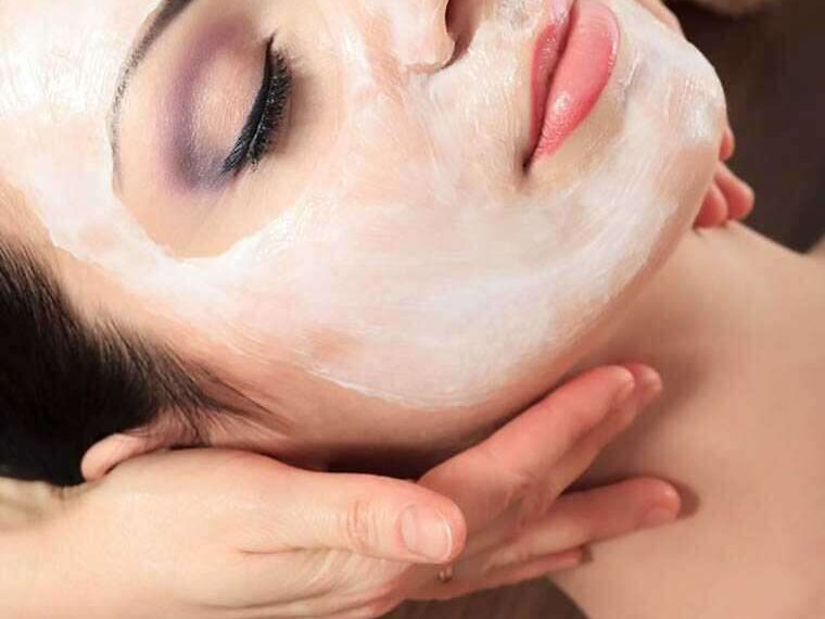 glowing & healthy skin with face mask