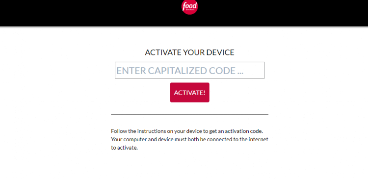 watch.foodnetwork com/activate