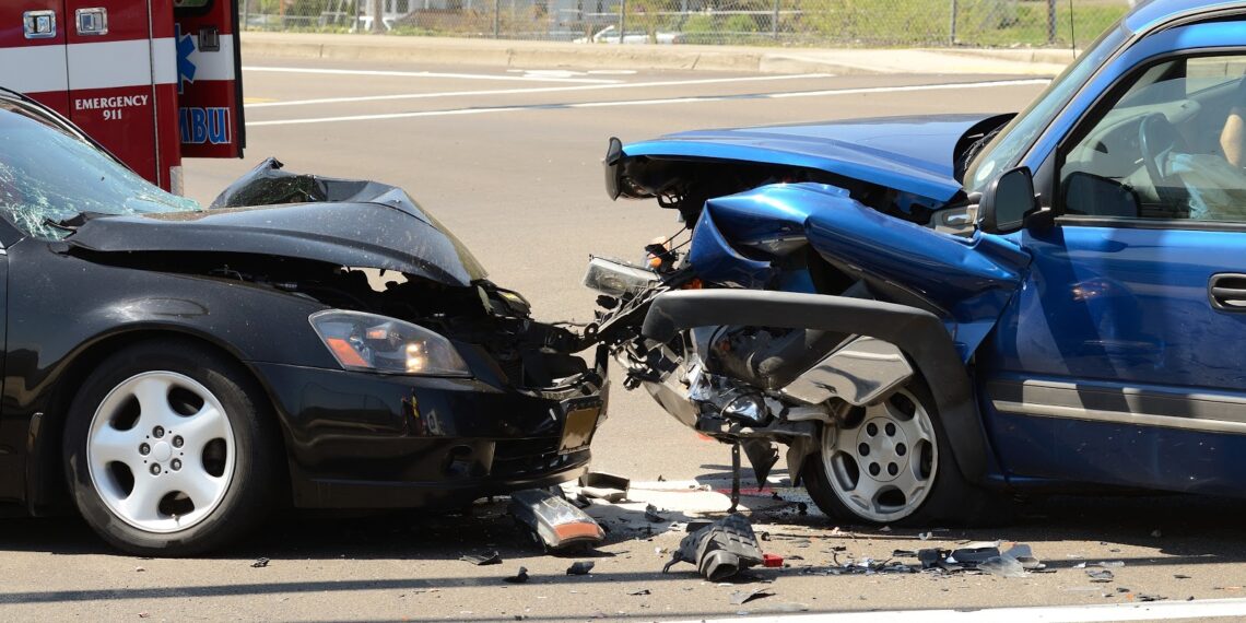 A two car head on collision results in one person going to the hospital in Roseburg Oregon, April 23, 2012