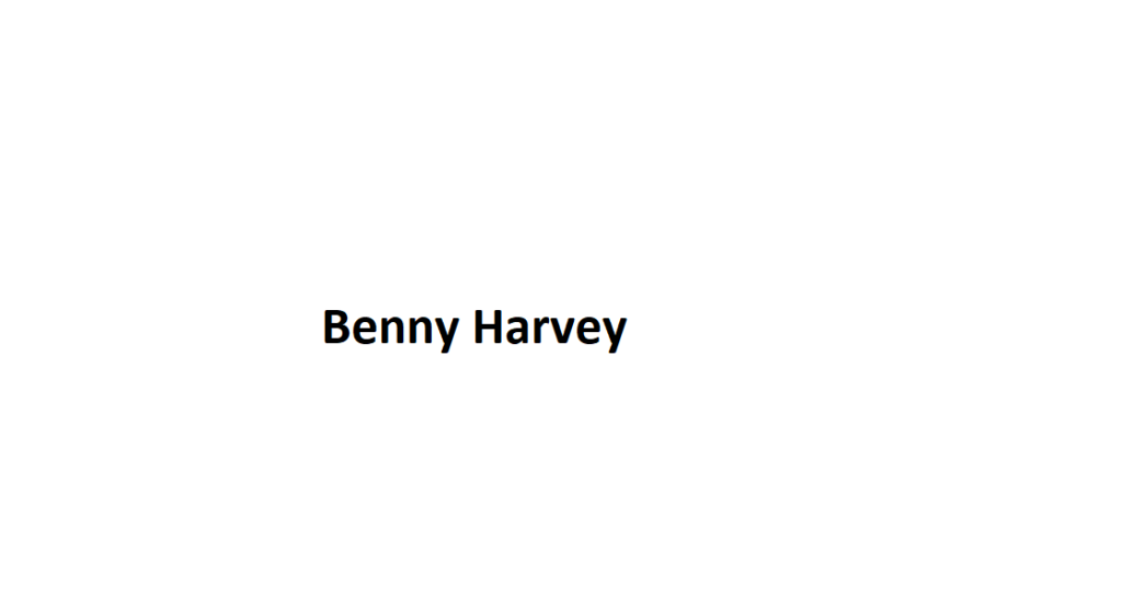 Benny Harvey