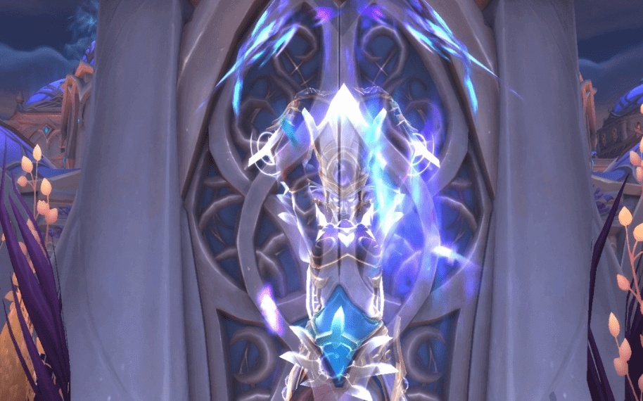 The fortitude of the Nightborne Armor Set
