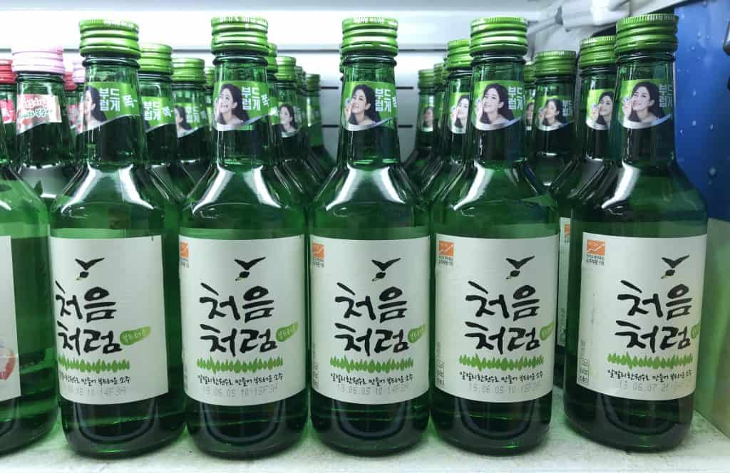 Soju Coréen Alcool Boisson Riz Alcool Corée du Sud PopSockets PopGrip  Interchangeable : : High-Tech