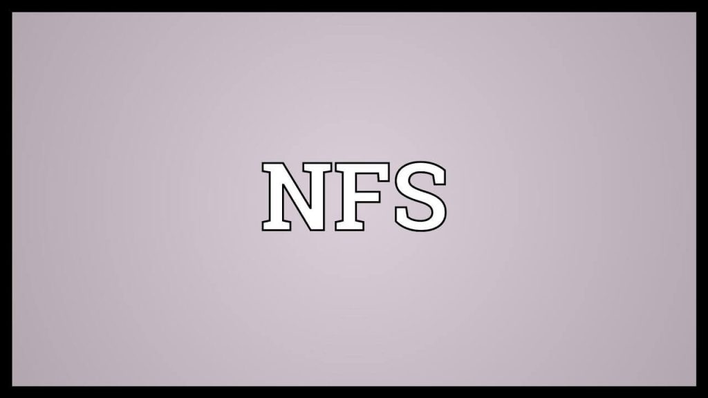 what does nfs mean in a text
