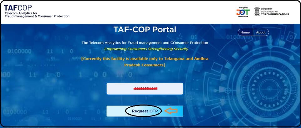 taf cop consumer portal