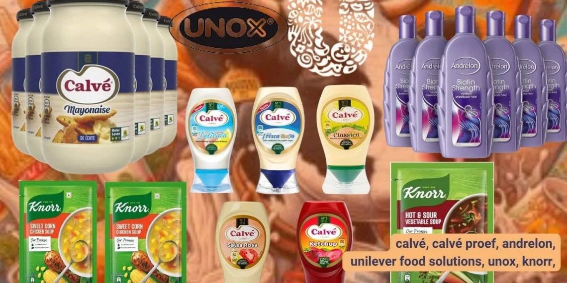 The Calvé, Calvé Proef, Andrelon, Unilever Food Solutions, Unox, Knorr,