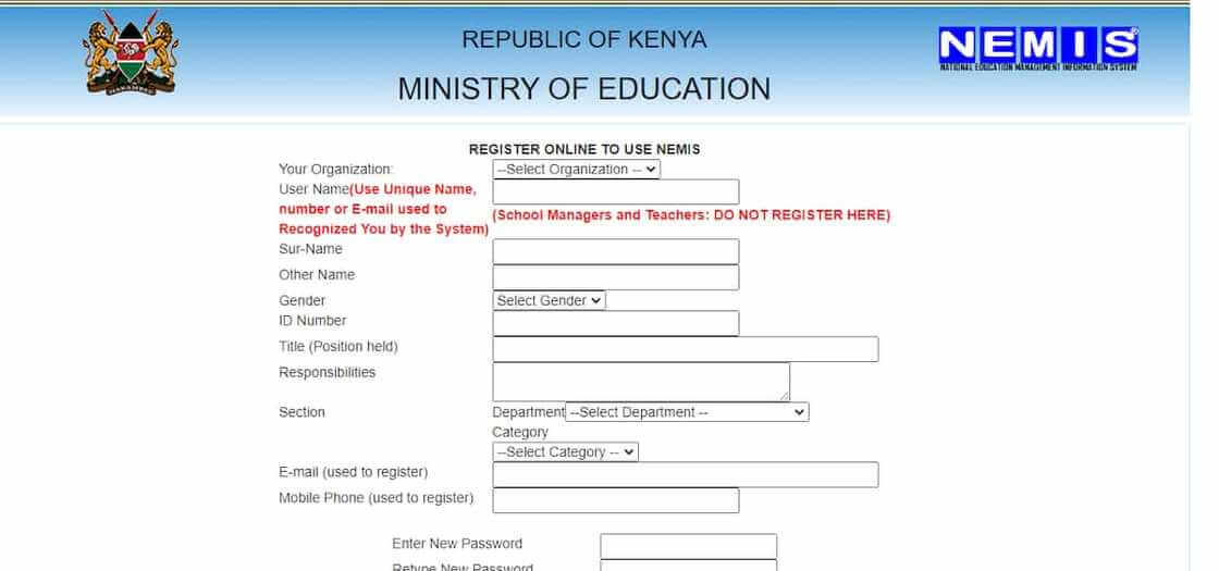 NEMIS Portal: Transforming Education Management in Kenya