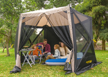 How to Ensure a Stable Canopy in Windy Camping?